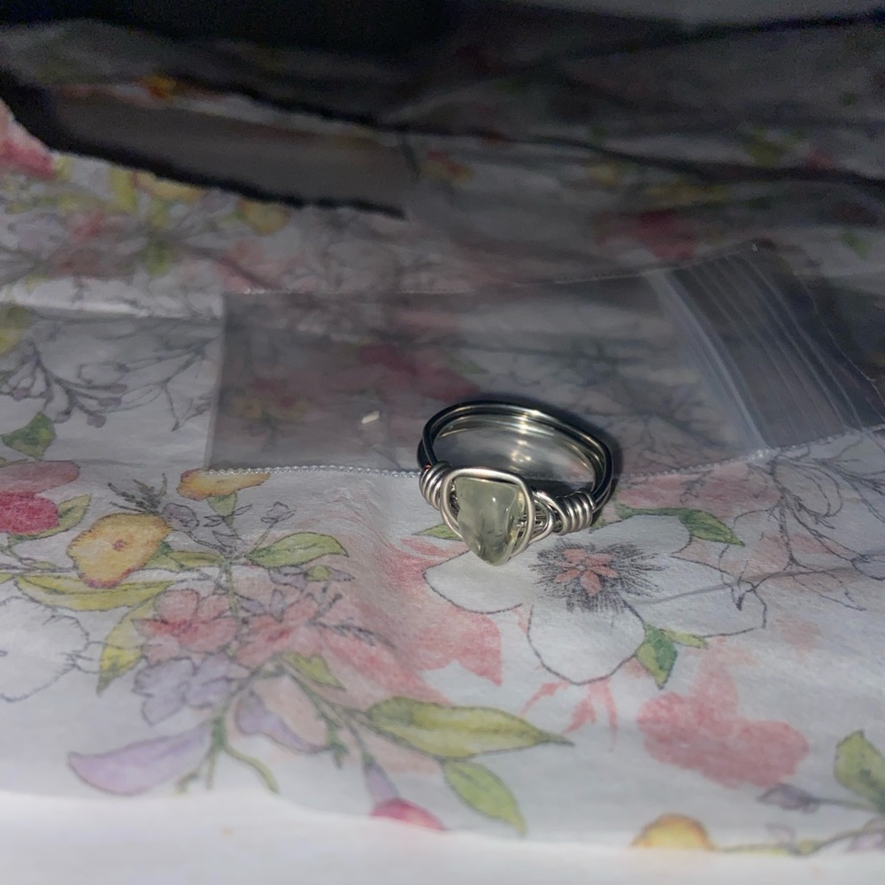 Brand new Prehnite ring